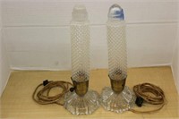 PAIR OF VINTAGE TORPEDO LAMPS