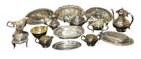 Lot of Assorted Silverplate Dishes