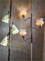 Mid-century Floor Pole Lamps, works