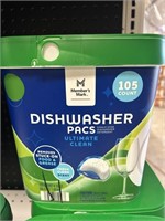 MM dishwasher pacs 105 ct
