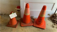 Parking cones.