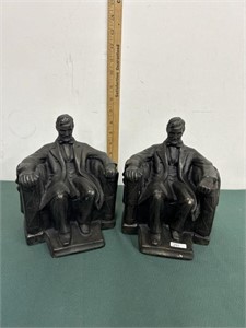 Abraham Lincoln Bookends-Resin?