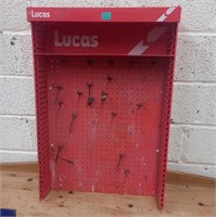 Vintage "Lucas" Point of Sale Unit with Hooks