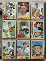 (200) 1968 TOPPS BASEBALL CARDS