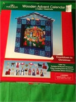 KURT'S ADLER WOODEN ADVENT CALENDAR