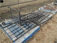 Qty of Metal Deck Railing & Stair Risers