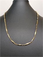 Nikken 23 Karat Gold Plated Magnetic Necklace