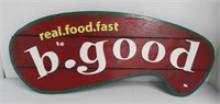 Wood Real Food Fast B. Good. Measures: