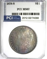 1878-S Morgan MS67 LISTS $10750