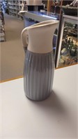 7" ceramic pitcher/vase. Glazed bottom