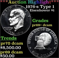 Proof ***Auction Highlight*** 1976-s Type 1 Eisenh