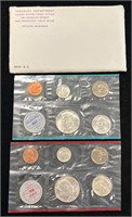 1964 US Mint Uncirculated Coin Set in Envelope