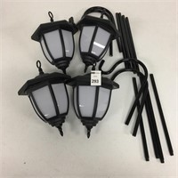 4 PCS GARDMOON OUTDOOR SOLAR LED LIGHT