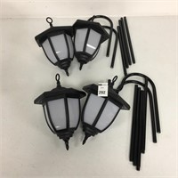 4 PCS GARDMOON OUTDOOR SOLAR LED LIGHT