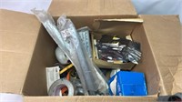 Brackets Caulking gun insulation tape other tools