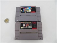2 jeux de Super Nintendo SNES dont Mario Paint