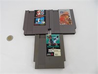 3 jeux pour Nintendo NES dont Mario Bros
