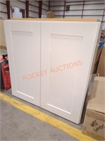 30"W×13"D×30"H White Wall Cabinet