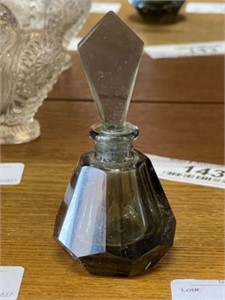 Vintage Amber Perfume Bottle