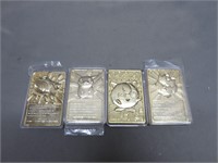 1999 Burger King 24k Pokemon Cards