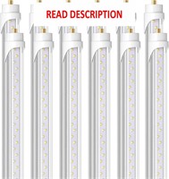 Barrina 8 Foot LED Bulbs  44W  FA8  12 Pack