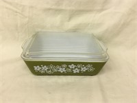 Pyrex CRAZY DAISY Refrigerator Dish with Lid