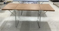 Metal folding table 60 x 24 x 29