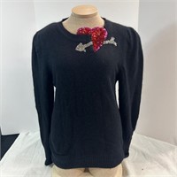 Silk/Angora/Nylon Sweater Medium