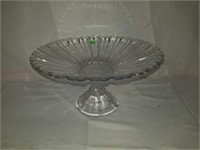 Beautiful Large Crystal Centerpiece Bowl footed