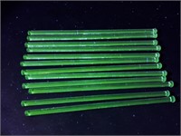 Manganese Glass Stir Sticks x12