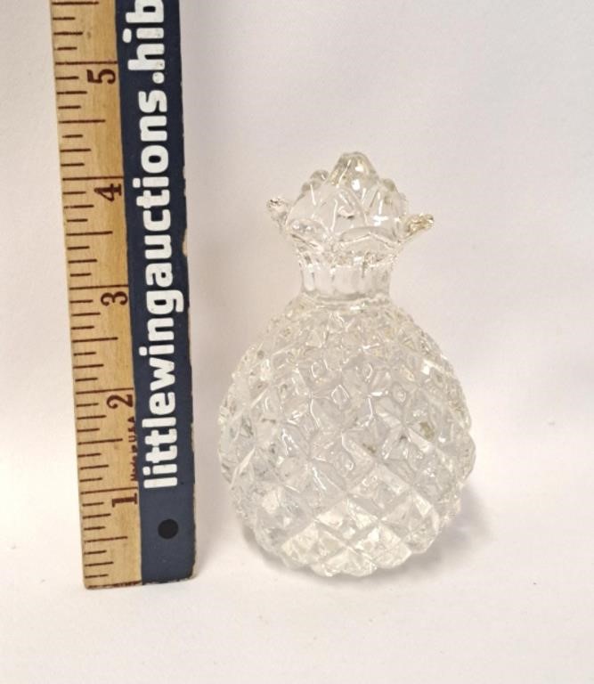 Glass Pineapple Paperweight