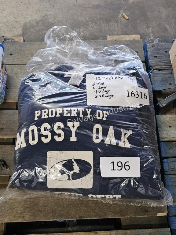 12ct mossyoak new shirts size M-XXL