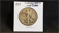 1937 Walking Liberty Half Dollar