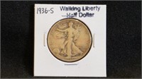 1936S Walking Liberty Half Dollar