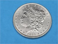 1886 Morgan Silver Dollar Coin Uncirculated