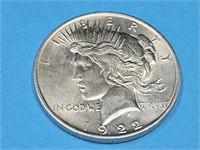 1922 Morgan Silver Dollar Coin Uncirculated?