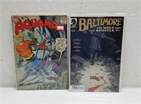 Lot of 2 Comic Books- Aquaman and Baltimore