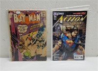 Lot of 2 Comic Books- Batman and Superman