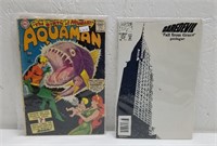 Lot of 2 Comic Books- Aquaman and Daredevil