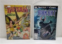 Lot of 2 Comic Books- Hawkman and Manbat