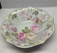 Vintage PS A&A Bavaria Rose Porcelain Bowl