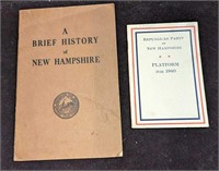 History Of New Hampshire & Republican Platform Bo