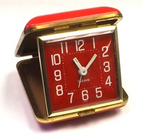 Bulova Vintage Compact Travel Alarm Clock