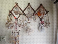 Grouping of dream catchers