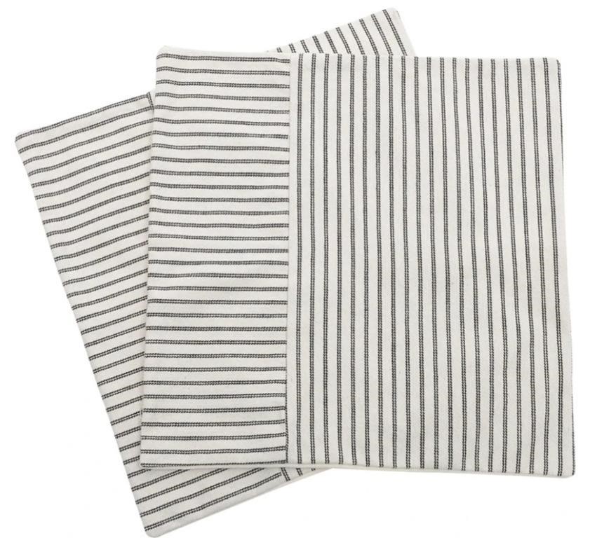 New 2pcs Striped Throw Pillowcase Outdoor Pillows
