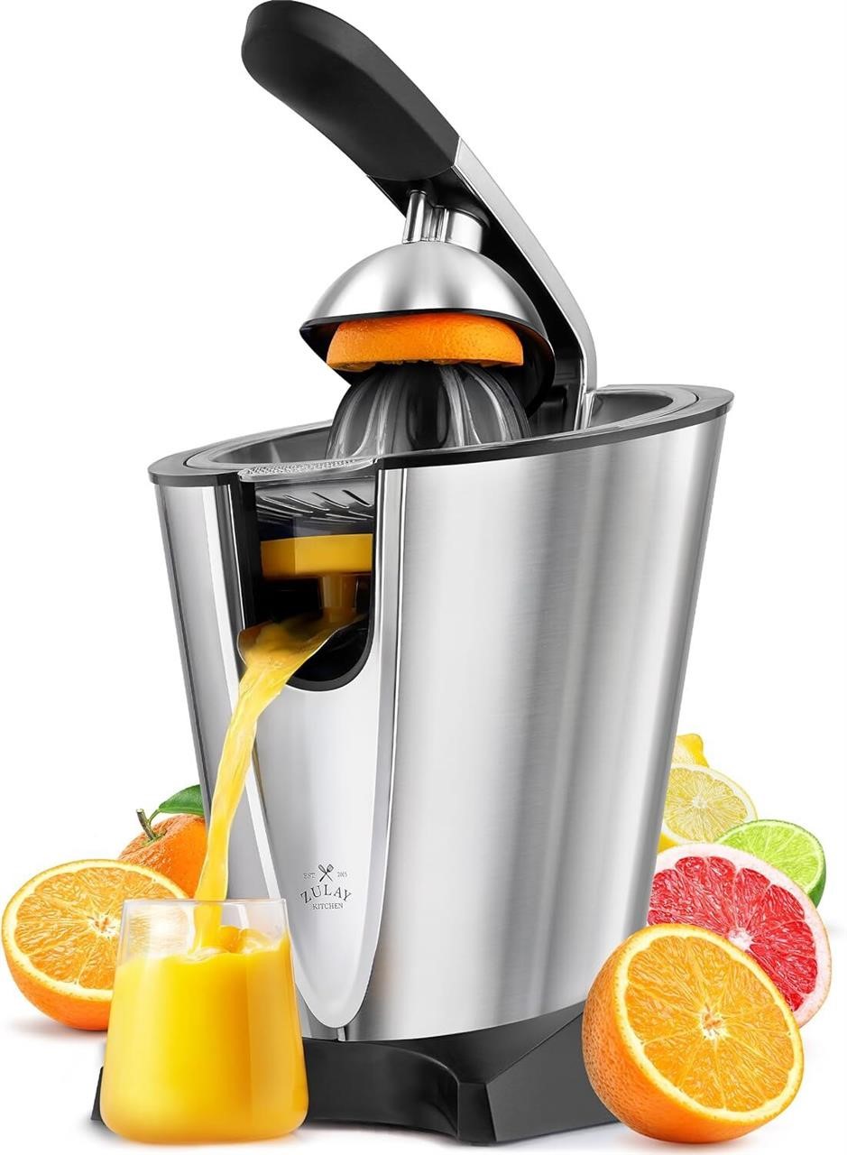 Zulay Electric Orange Juicer - Stainless Steel