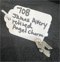 James Avery Sterling Retired Angel Charm