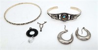 Estate Jewelry - Sterling Bracelets, Israel .925 P