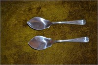 Two Gorham Etruscan Sterling Silver Jelly Servers