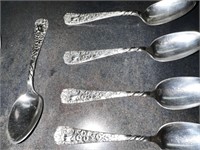 5 Sterling Spoons